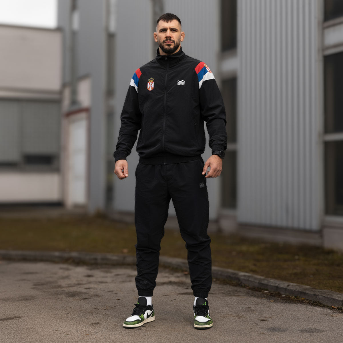 Phantom Athletics Trainingsjas DMC Team Serbia - Zwart