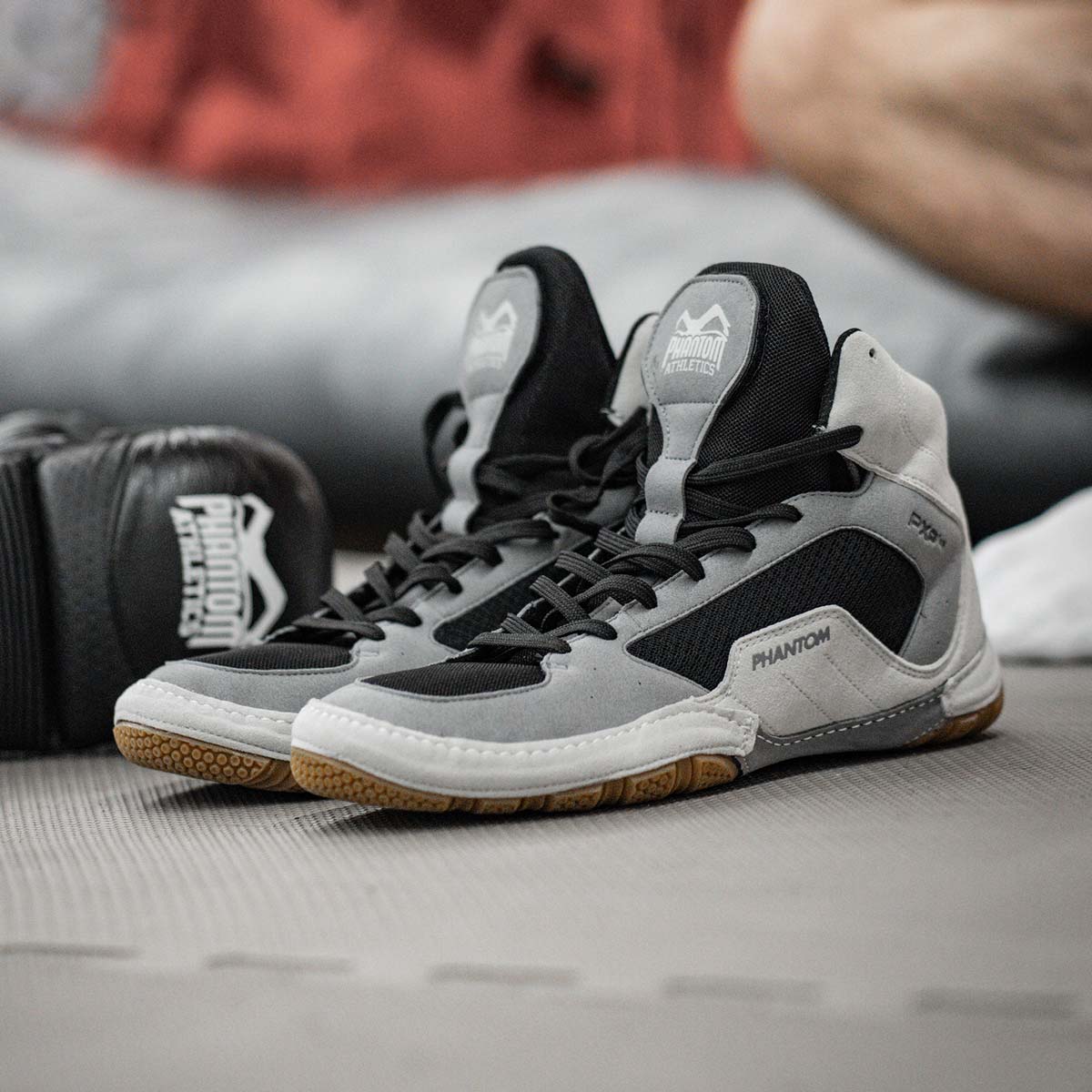 Phantom Athletics Worstelschoenen Tactic Kinderen - Grijs/Zwart