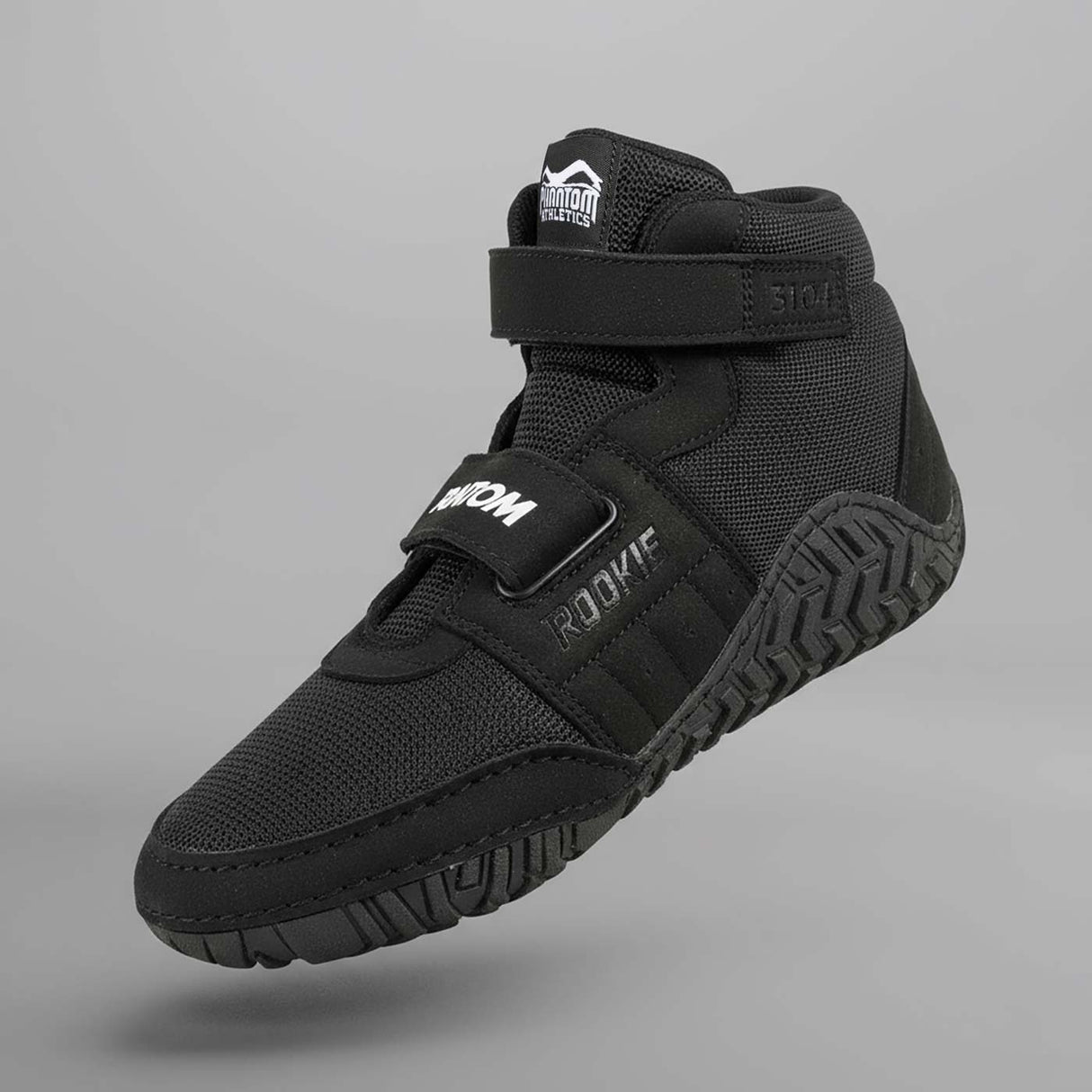 Buty zapaśnicze Phantom Athletics Rookie Dziecięce – Czarne