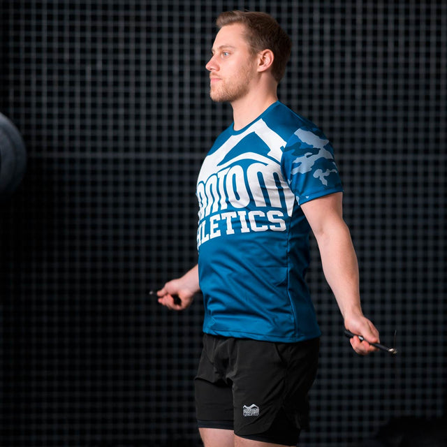 Phantom Athletics Trainingsshirt EVO Warfare - Marineblauw Camo