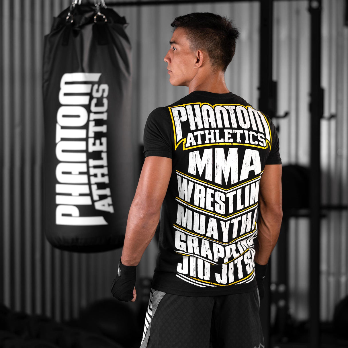 Phantom Athletics T-Shirt MMA Sports - Zwart