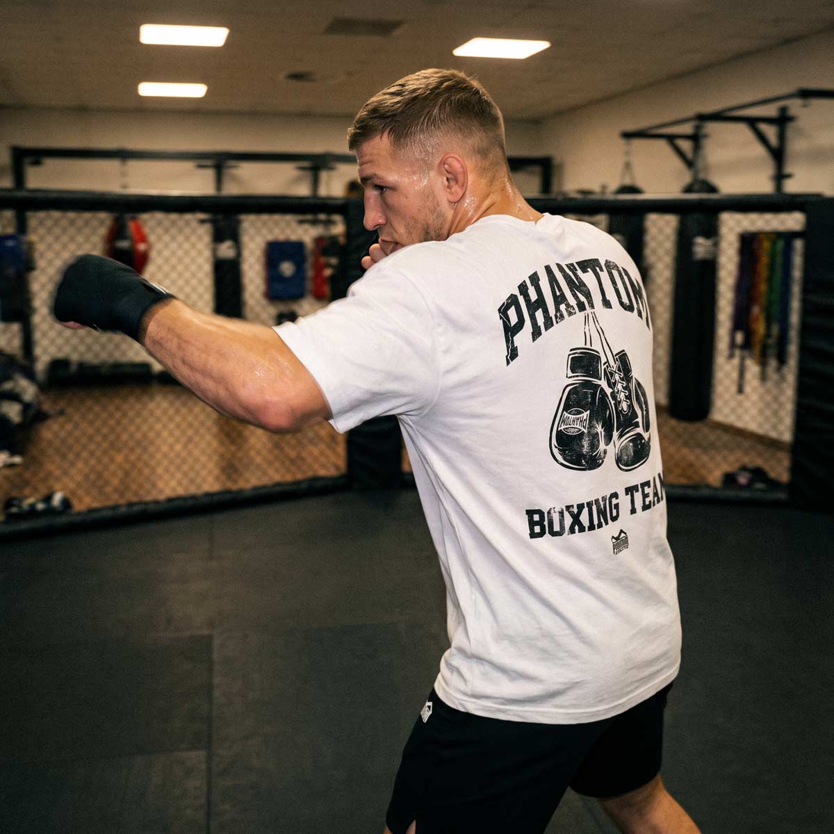 Phantom Athletics T-Shirt Boxing Team - Wit