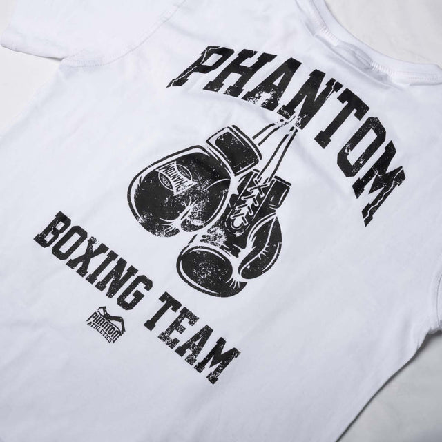 T-shirt Phantom Athletics Boxing Team – Blanc