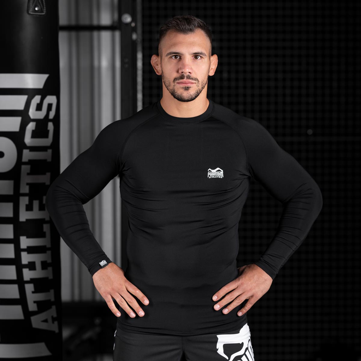Phantom Athletics Rashguard Tactic Lange Mouwen - Zwart