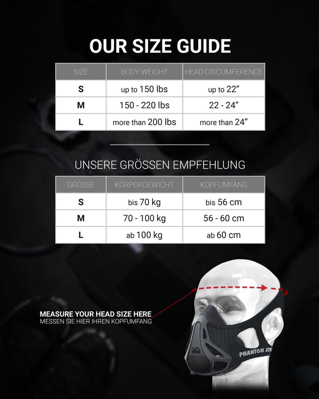 Máscara de treino Phantom Athletics Mystery Mask – Preto