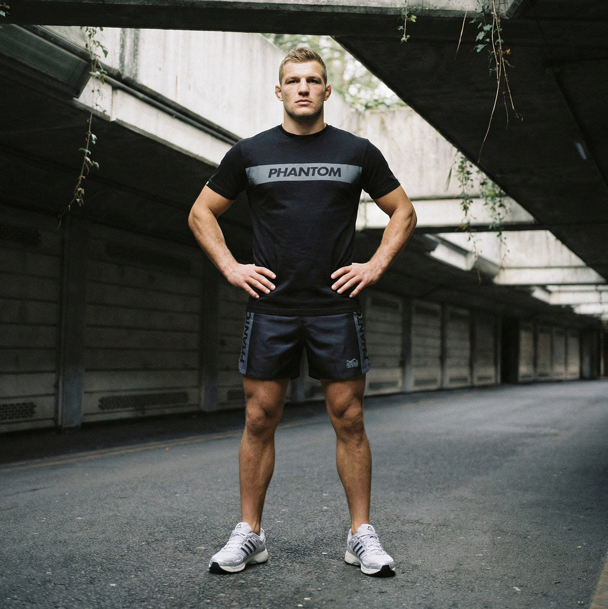 Phantom Athletics T-Shirt Apex 2 - Zwart/Grijs