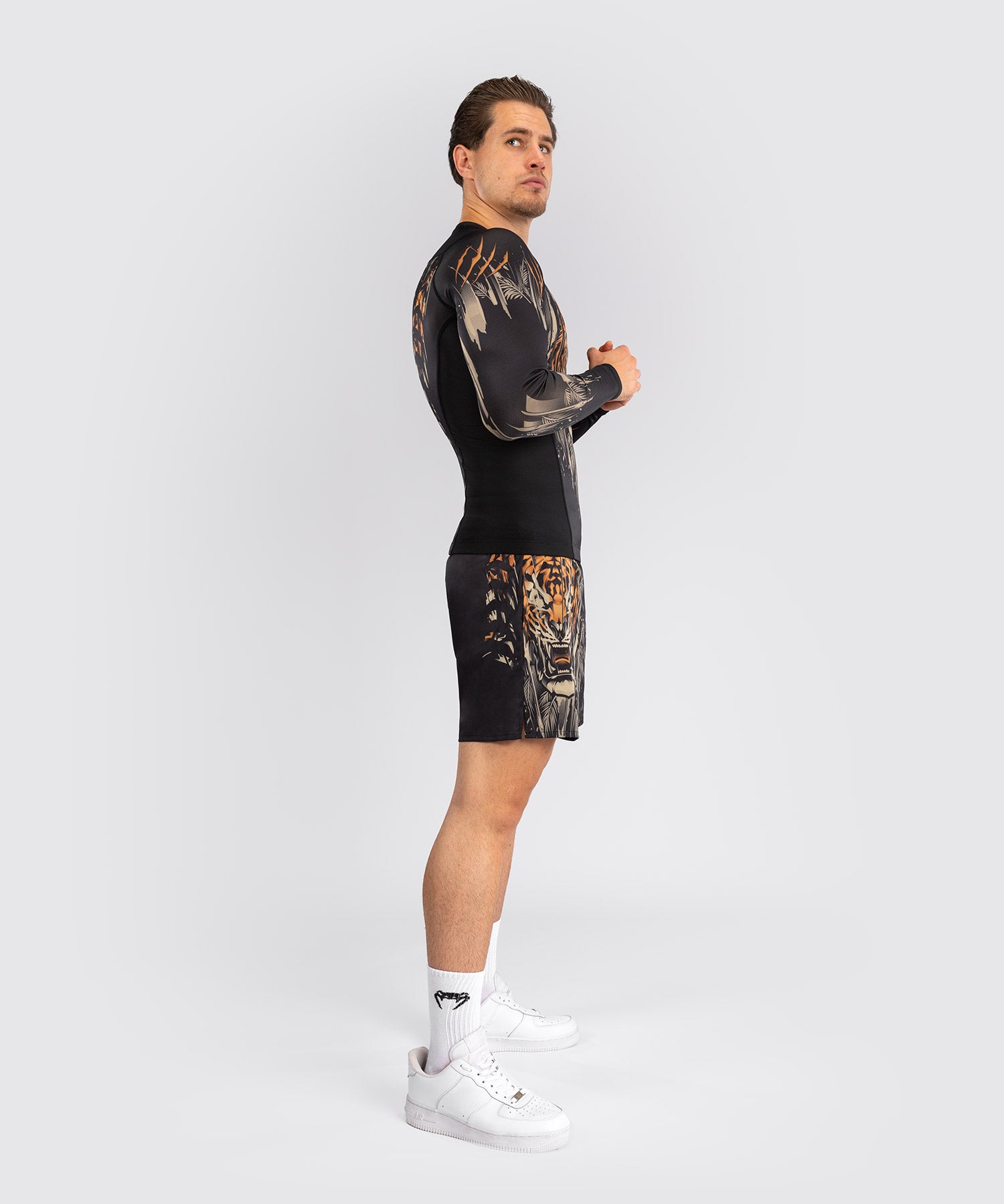 Venum Rashguard Lange Mouwen - Tiger