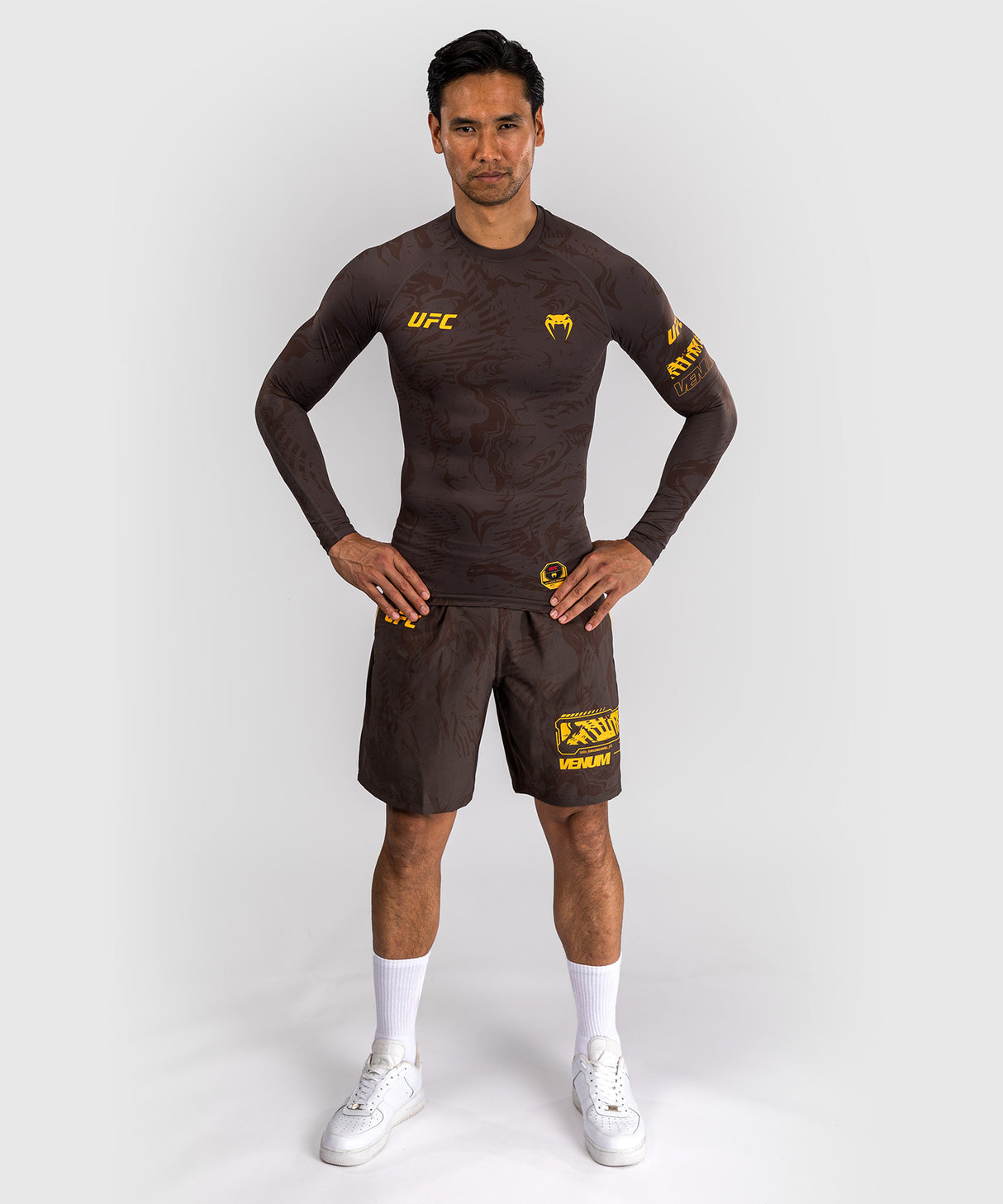 UFC Venum Rashguard Lange Mouwen Fusion Fight Week - Bruin