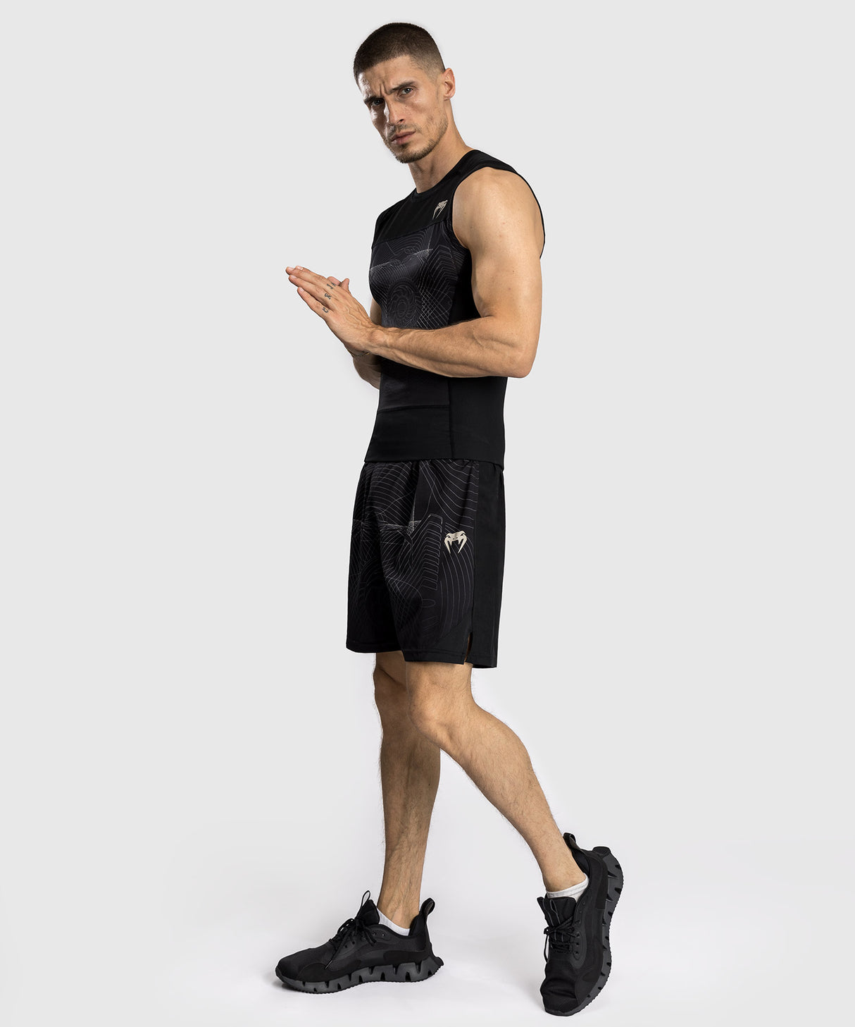 Venum Mouwloze Rashguard G-Fit Air - Zwart/Zand