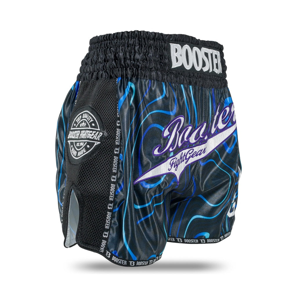 Booster Kickboks Shorts Aurora - Zwart/Blauw