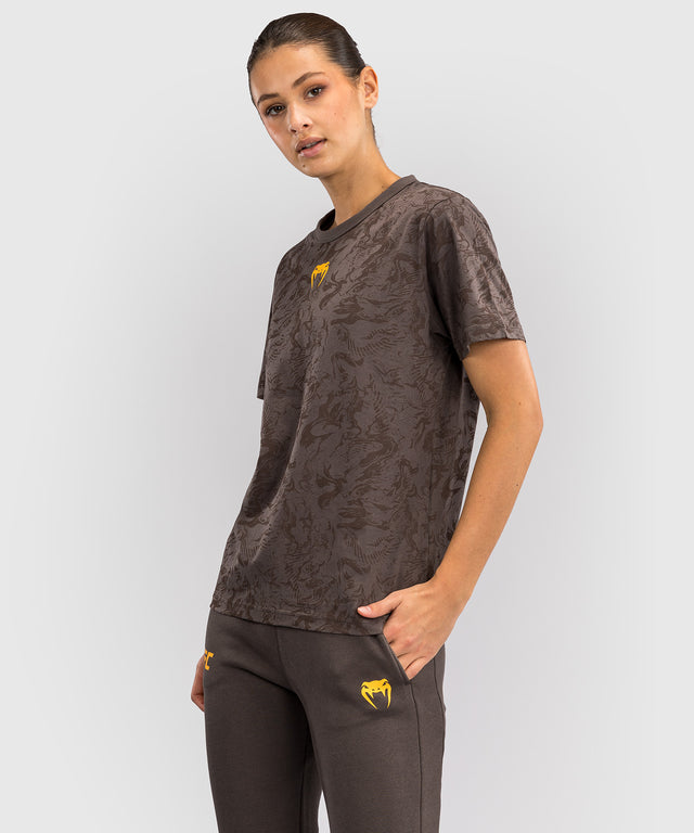 Venum UFC T-Shirt til kvinder Fusion Fight Week – Brun