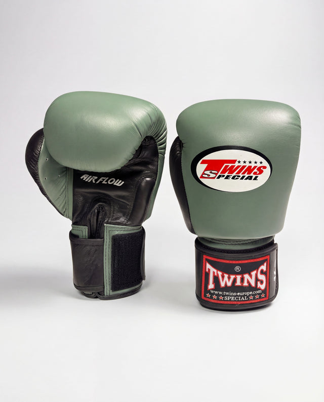 Mănuși de box Twins BGVL3 Air – Oliv/Negru