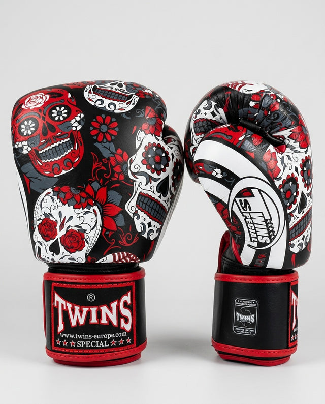 Twins Boksehandsker FBGVL3 Skull - Sort/Rød/Hvid