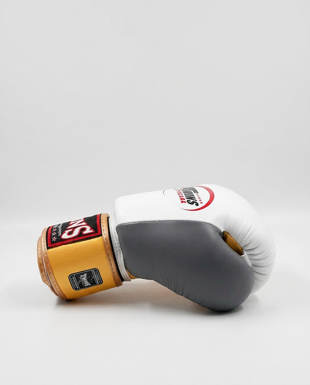 Guantoni da boxe Twins BGVL3 – Bianco/Oro/Grigio