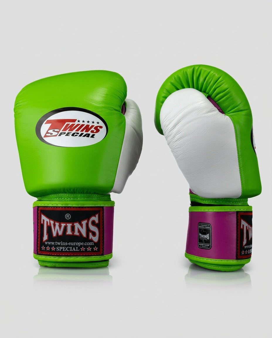 Twins Bokshandschoenen BGVL3 - Groen/Roze/Wit
