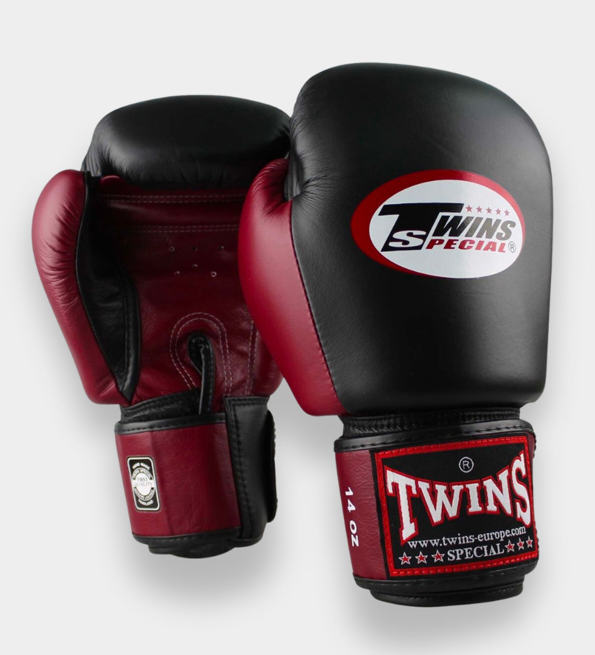 Twins Boxing Gloves BGVL3 - Black/Bordeaux Red