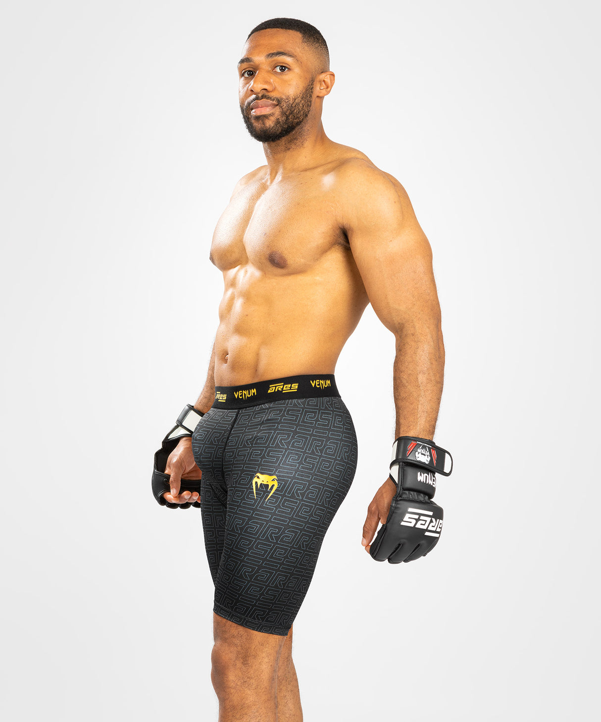 Venum x Ares Vale Tudo Shorts - Zwart/Goud