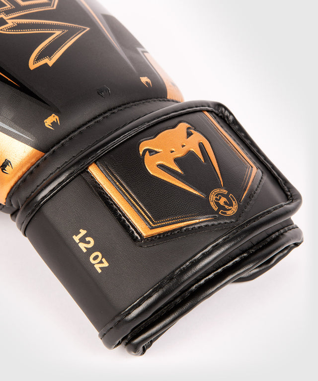 Boxerské rukavice Venum Elite Evo – Černé/Bronzové