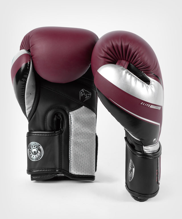 Venum Elite Evo Boxhandschuhe – Rot/Silber