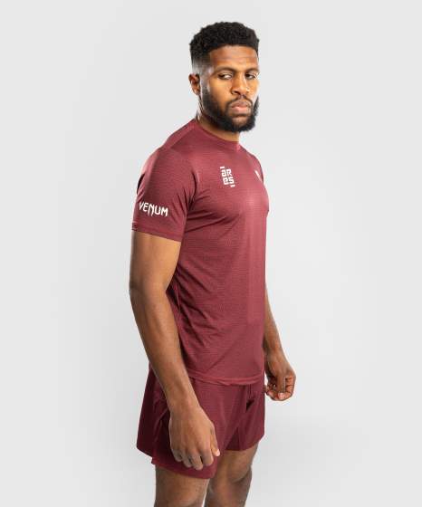 Venum x Ares Dry-Tech T-Shirt - Bordeaux Rood