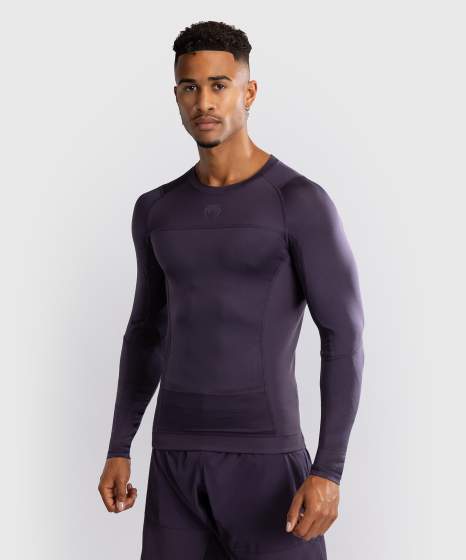 Venum Rashguard Lange Mouwen G-Fit Air - Deep Purple