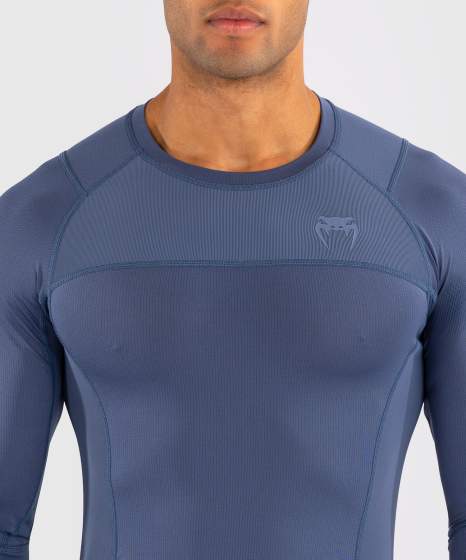 Venum Rashguard Lange Mouwen G-Fit Air - Foggy Blue