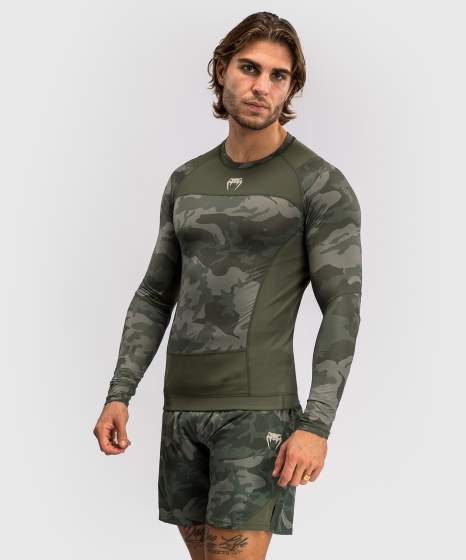 Venum Rashguard Lange Mouwen G-Fit Air - Army Camo