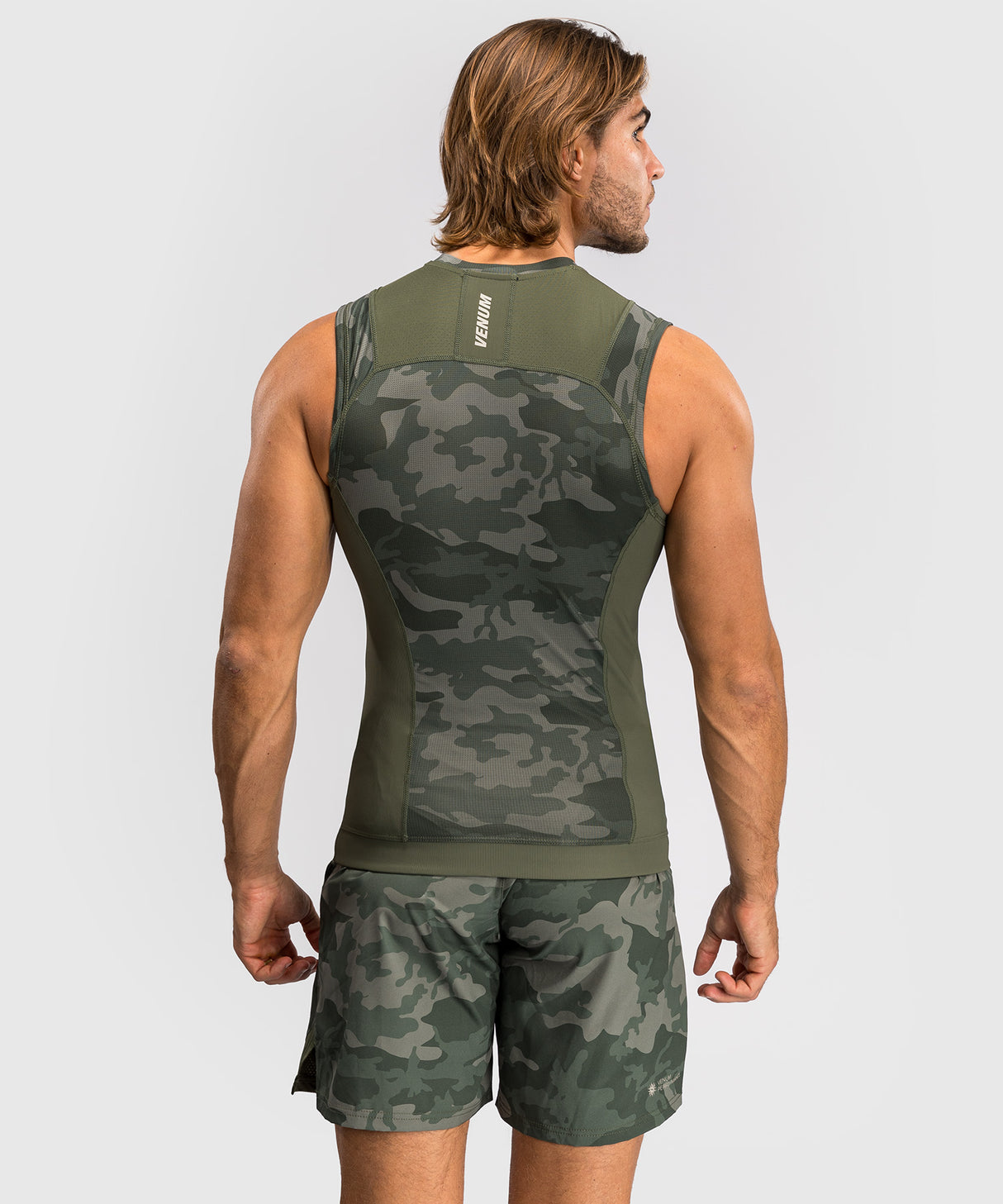 Venum Mouwloze Rashguard G-Fit Air - Army Camo