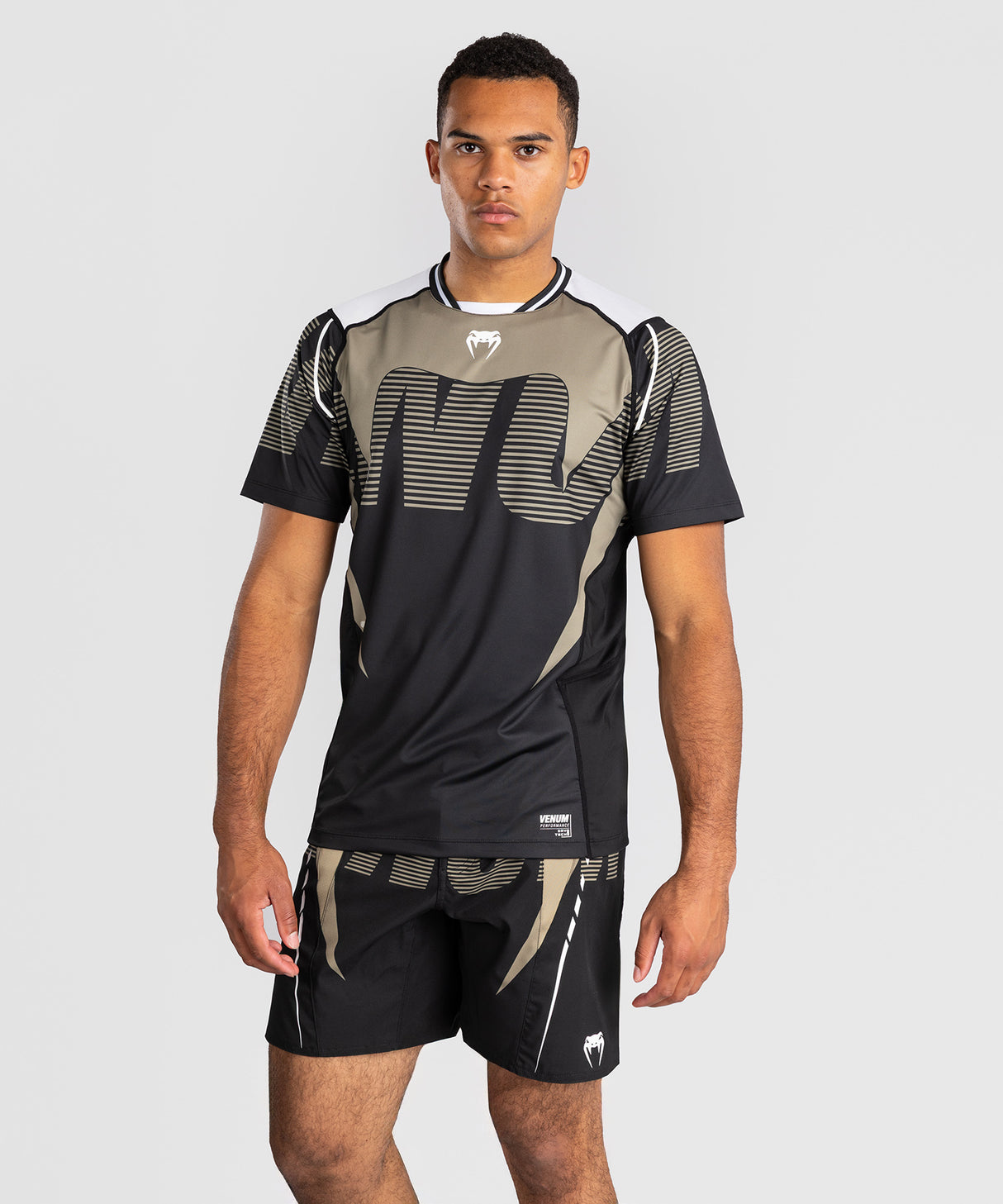 Venum Dry Tech T-Shirt Adrenaline - Zwart/Zand