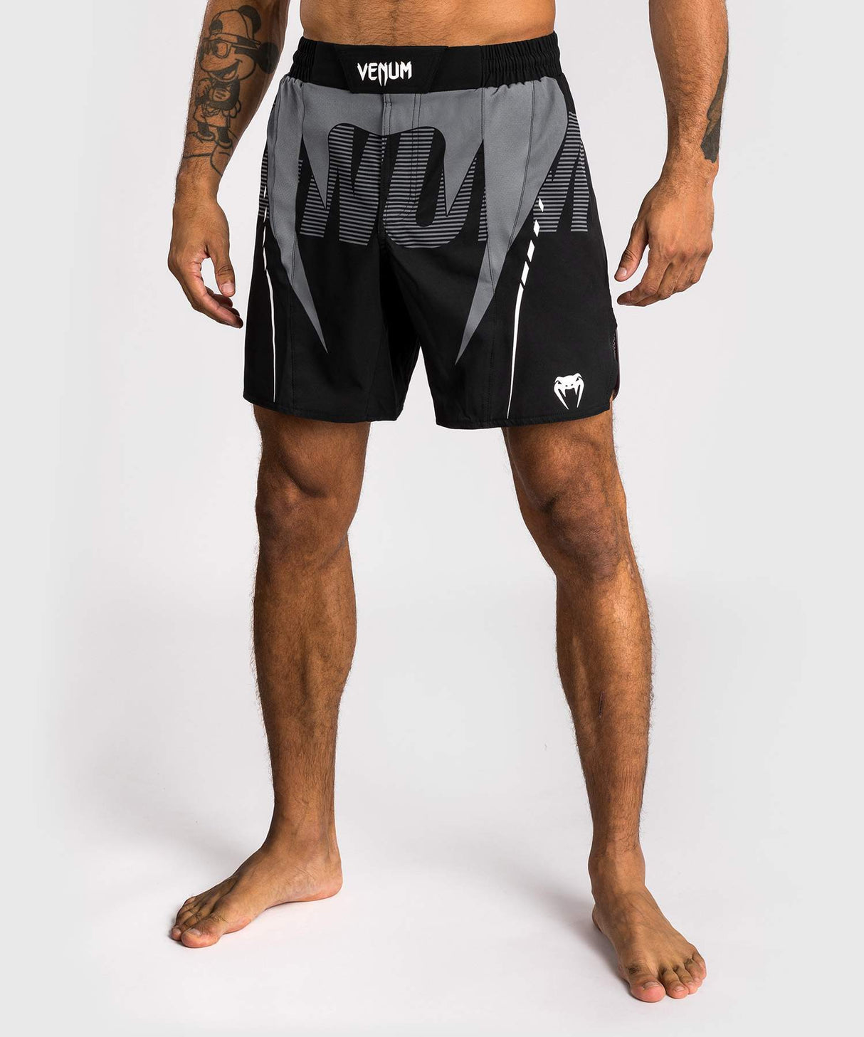 Venum MMA Shorts Adrenaline - Zwart/Zilver Grijs