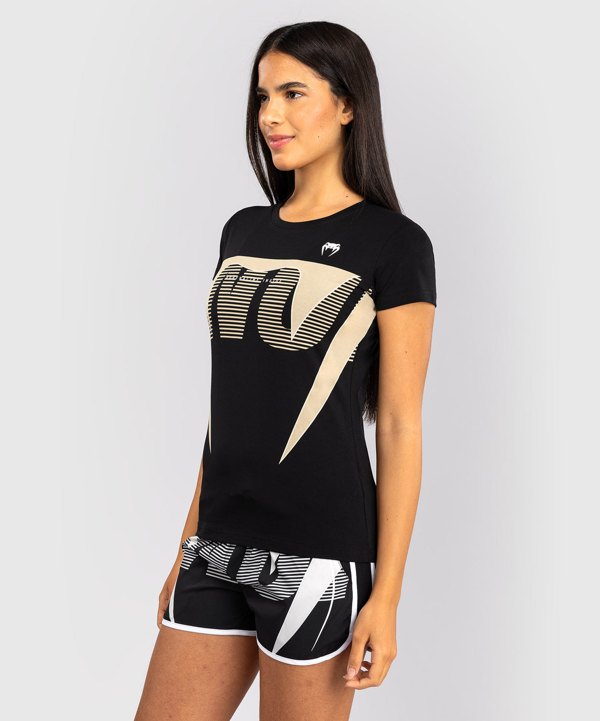 Venum T-Shirt Adrenaline - Zwart/Ivory