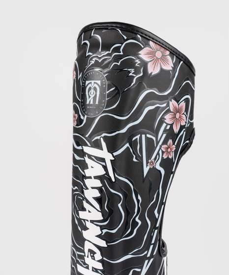 Venum x Tawanchay Kickboks Scheenbeschermers - Zwart/Wit