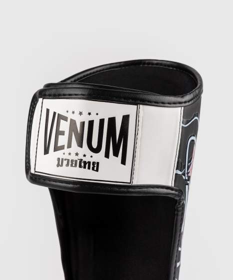 Venum x Tawanchay Kickboks Scheenbeschermers - Zwart/Wit