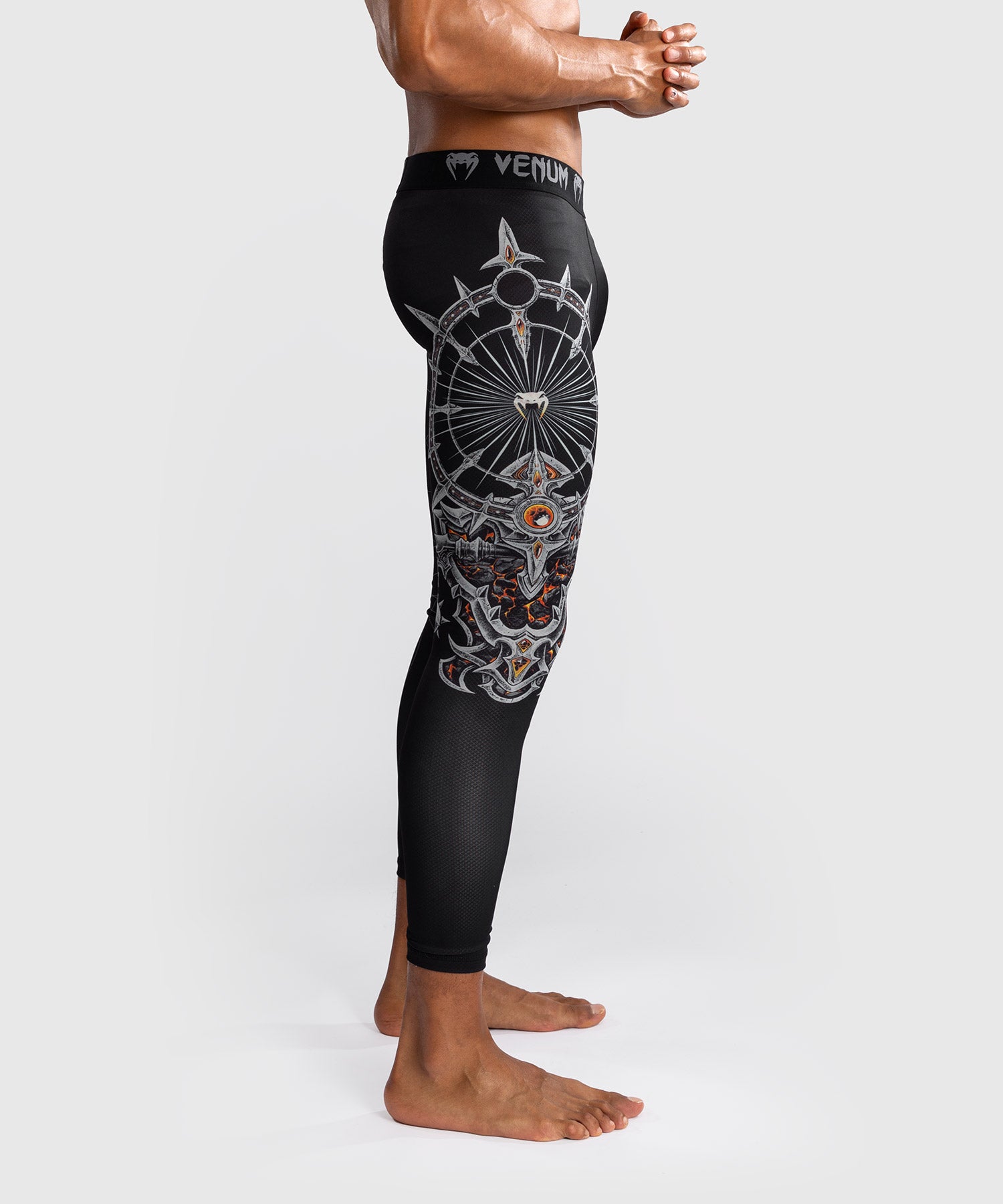 Venum Spats Gladiator 5.0 - Zwart/Zilver