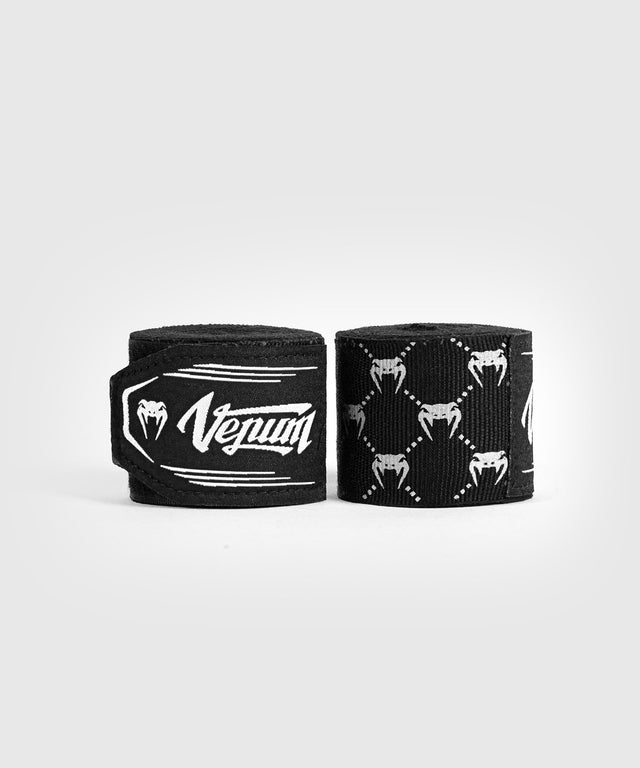 Bandes de boxe Venum Monogram – Noir/Blanc