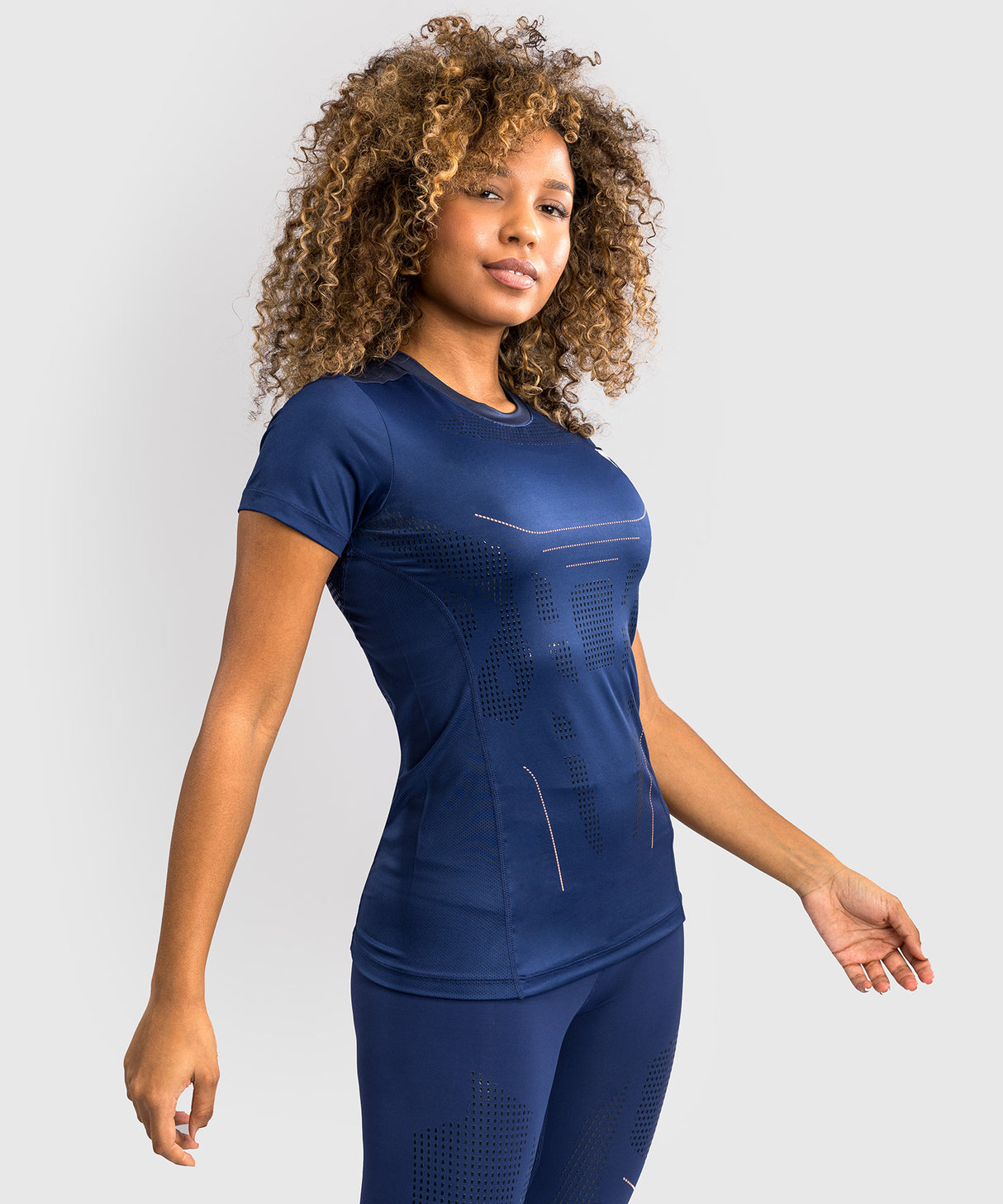 Venum Dames Dry Tech T-Shirt Technical 3.0 - Donkerblauw