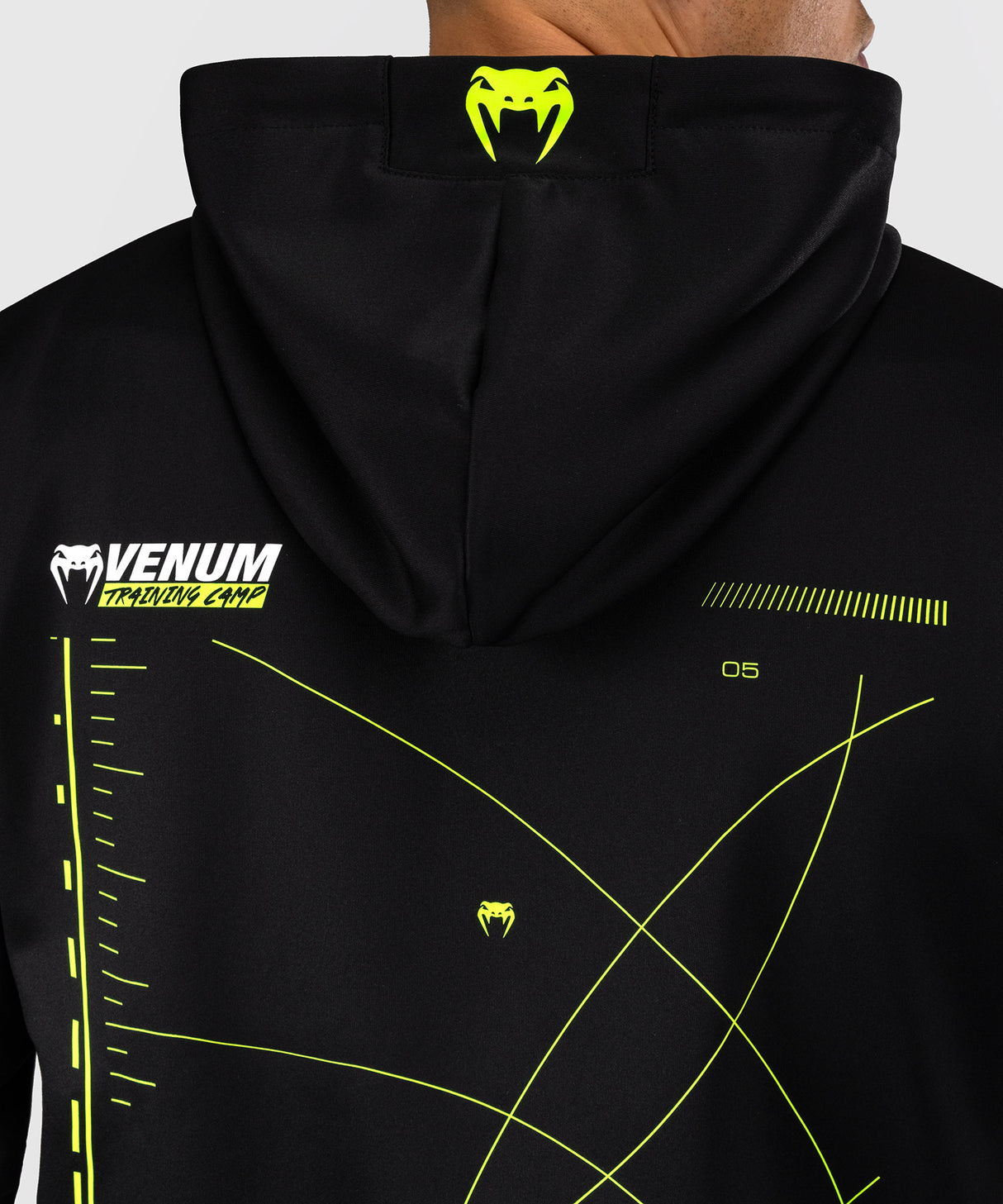 Venum Training Camp 4.0 Full-Zip Hoodie - Zwart/Neon Groen