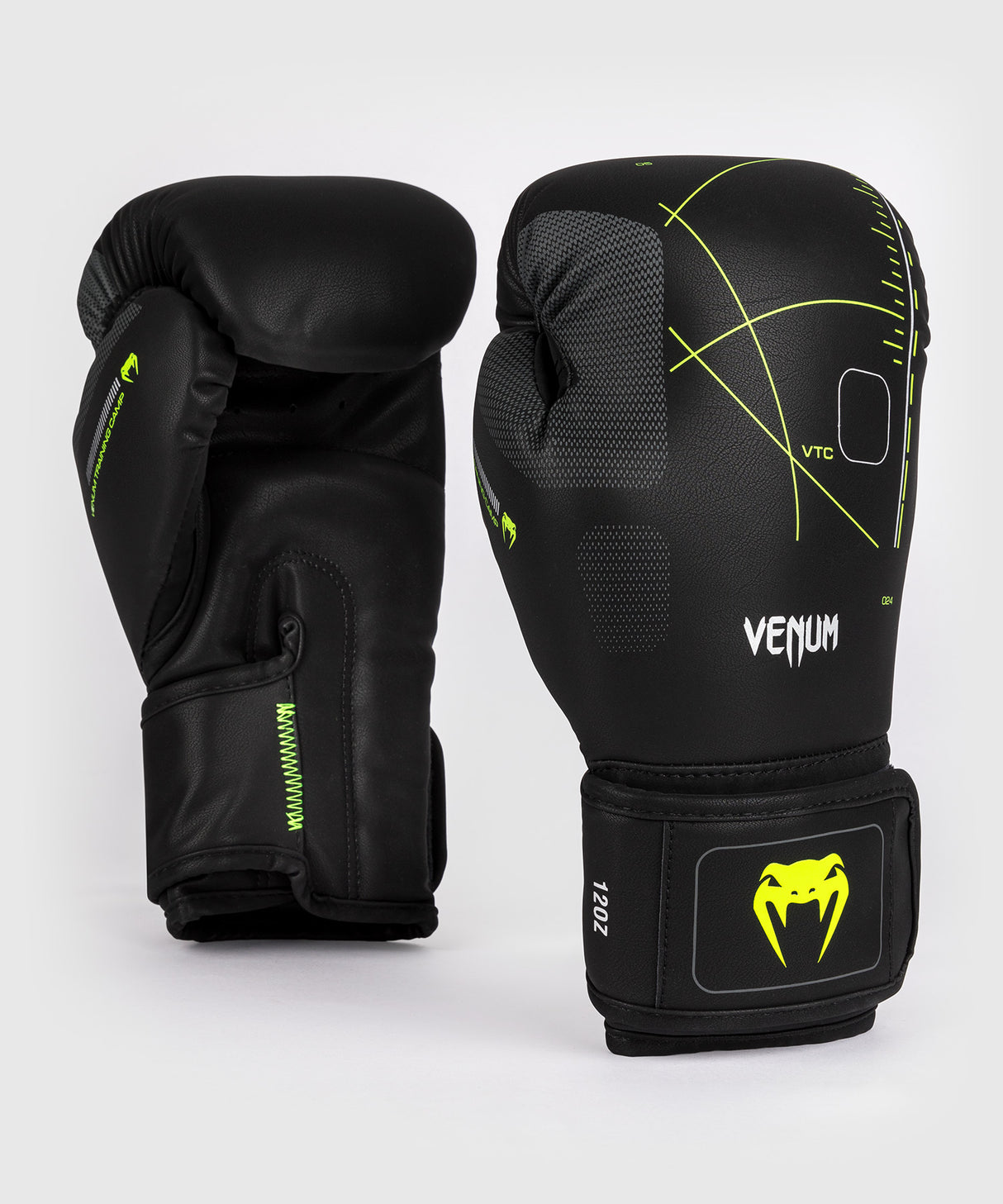 Venum Bokshandschoenen Training Camp 4.0 - Zwart/Neon Groen