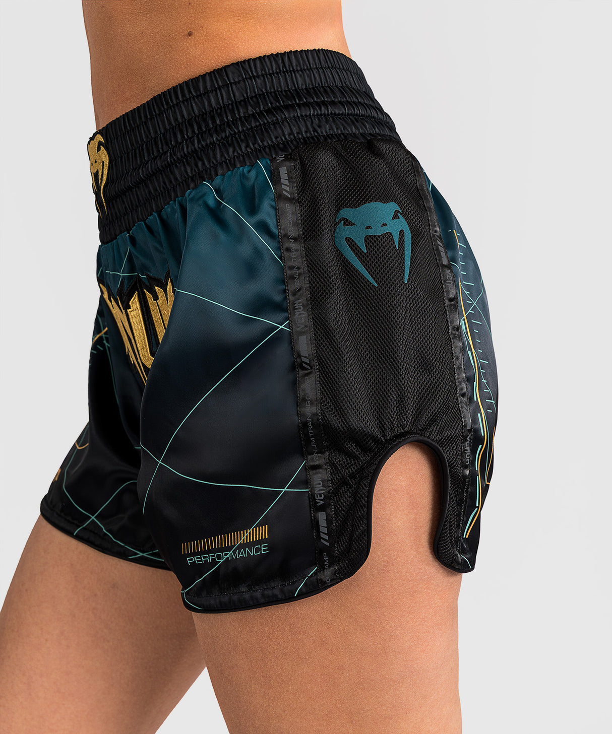 Venum Muay Thai Shorts Dames Tactical XT - Forest Green