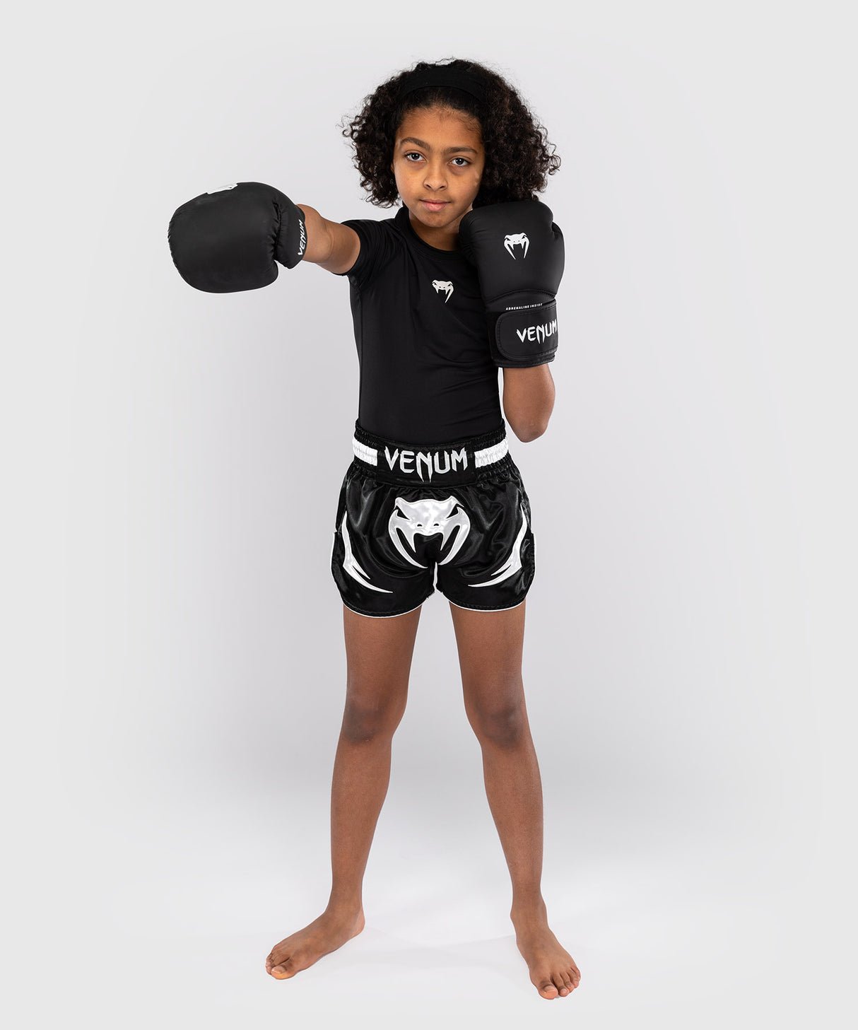 Venum Muay Thai Shorts Inferno Kids - Zwart