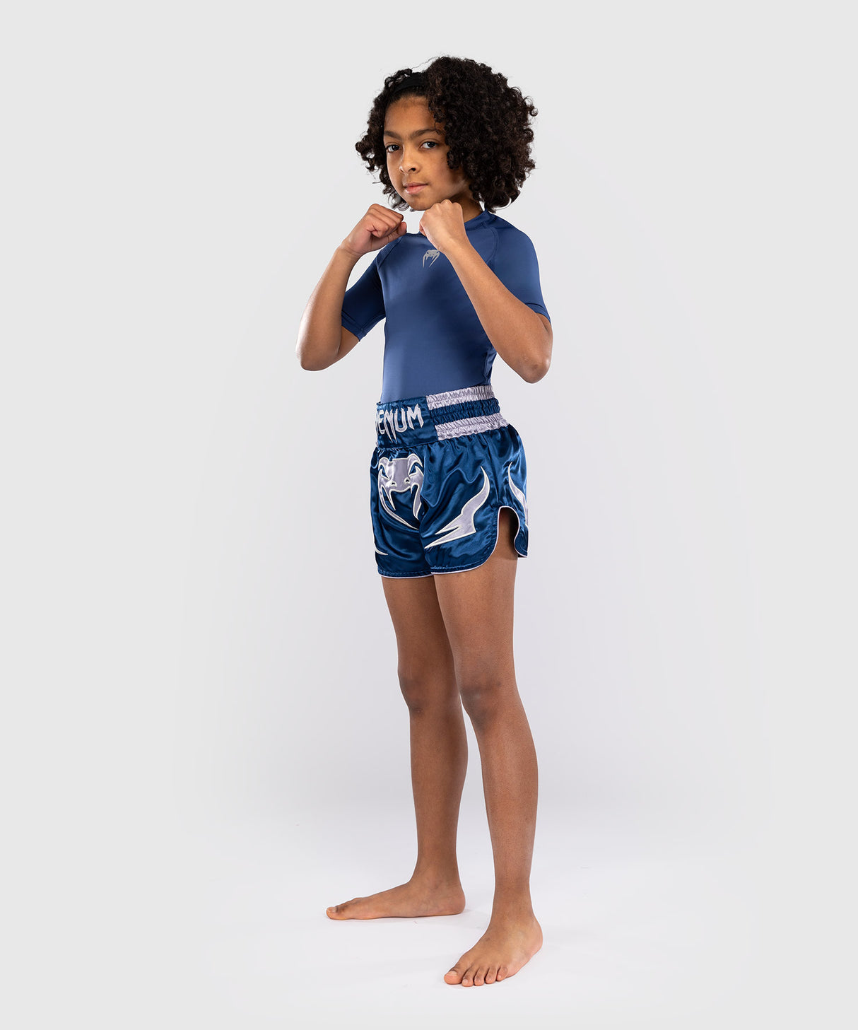 Venum Muay Thai Shorts Inferno Kids - Blauw