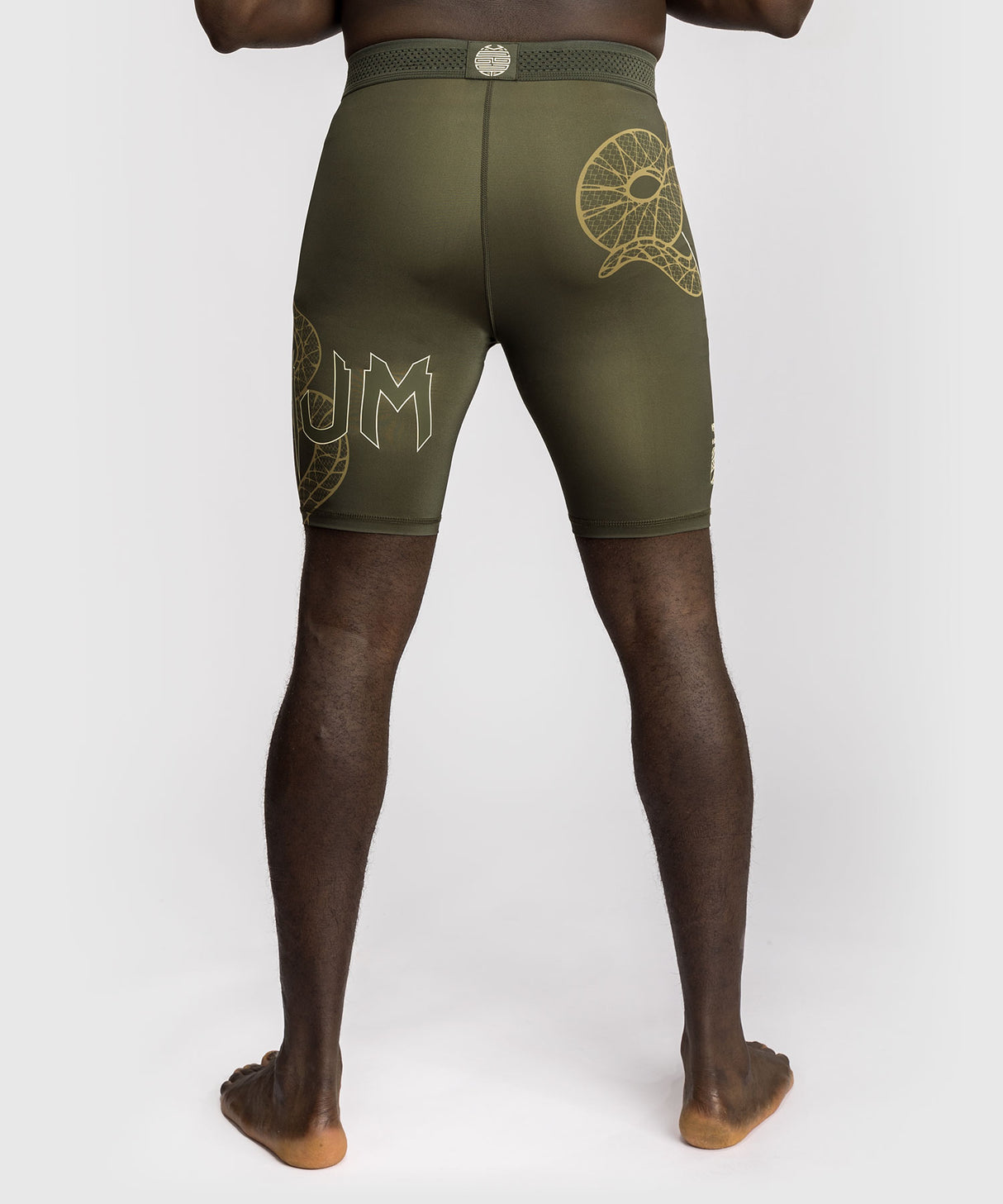 Venum Compressie Shorts Serpenti - Kaki Groen