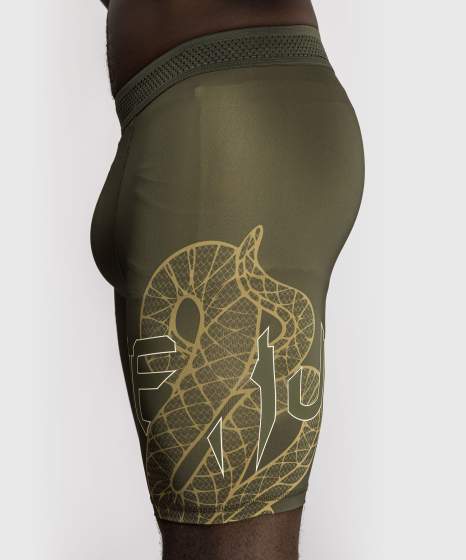 Venum Compressie Shorts Serpenti - Kaki Groen