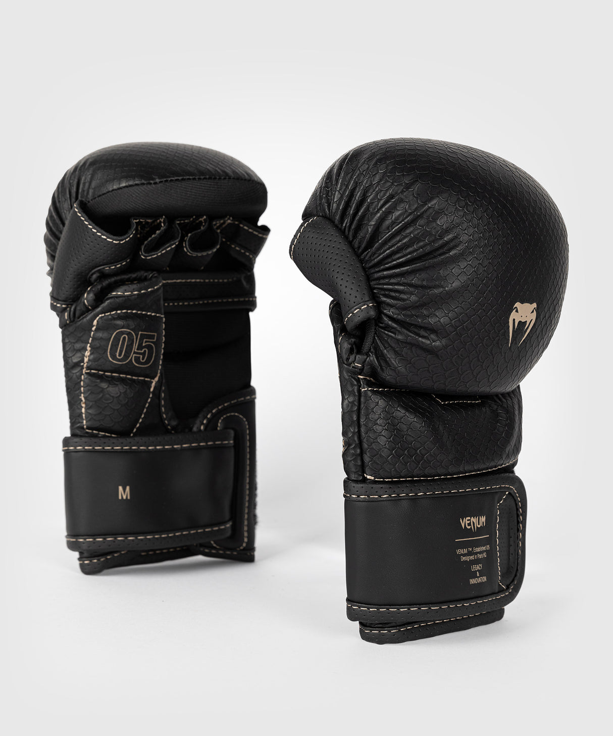 Venum MMA Handschoenen Sparring Impact Evo Scales - Zwart