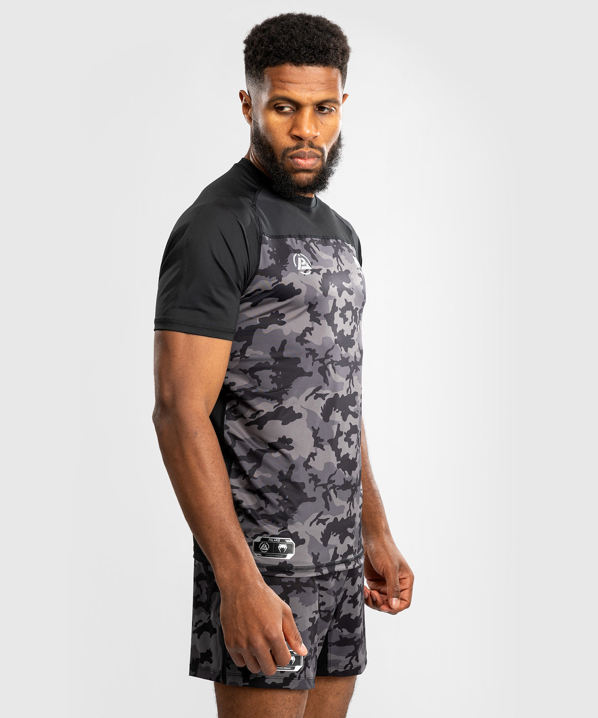 Venum x Polaris Dry-Tech T-Shirt - Zwart/Camo Grijs