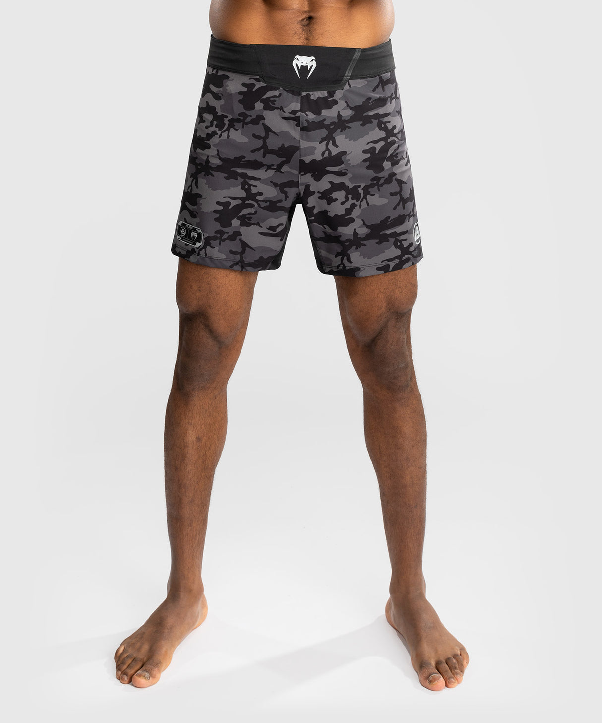 Venum x Polaris MMA Shorts - Zwart/Camo Grijs