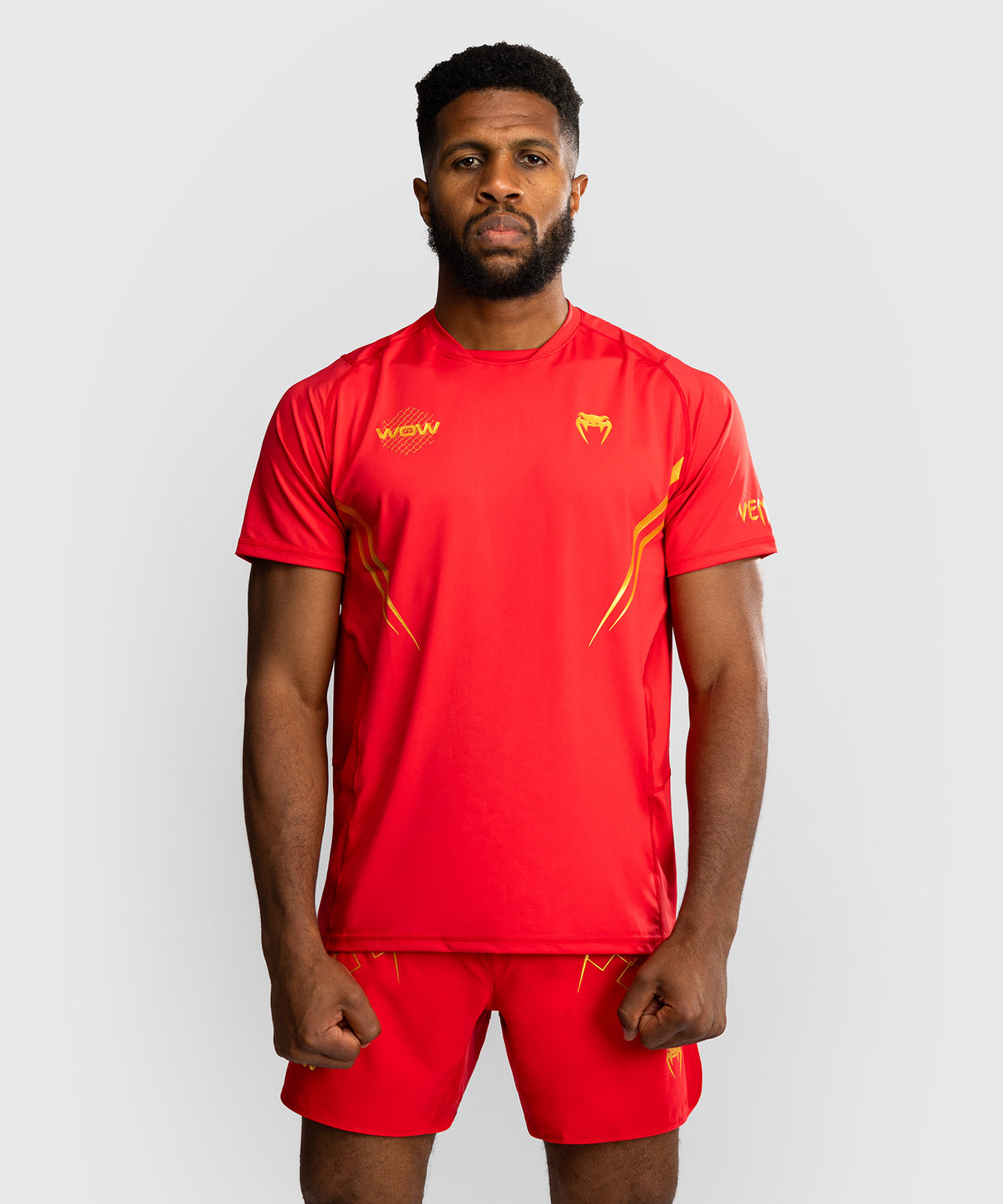 Venum x WOW FC Dry-Tech T-Shirt - Vurig Rood