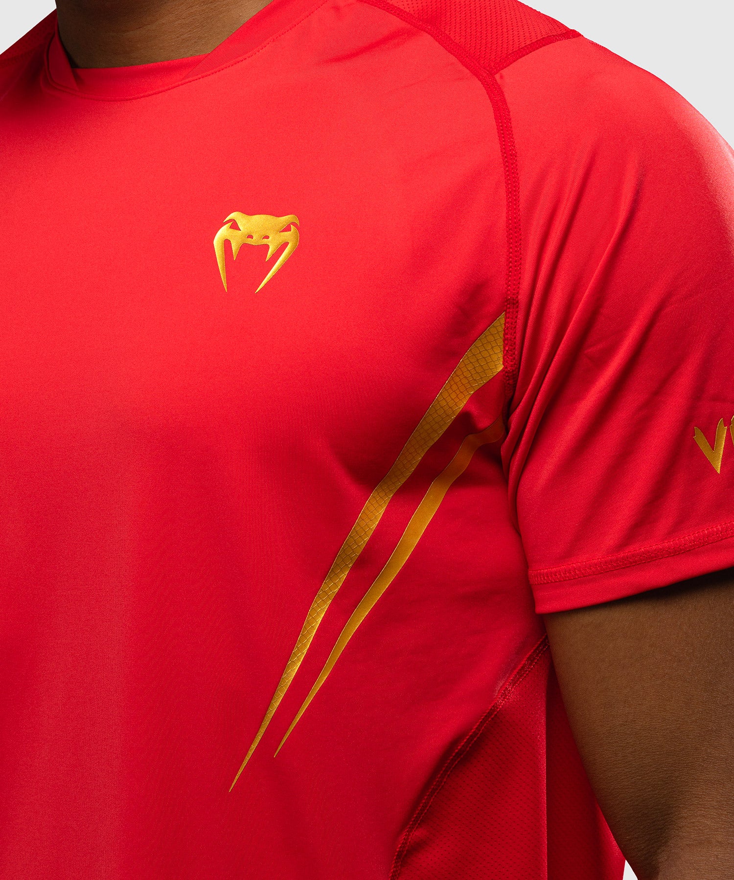 Venum x WOW FC Dry-Tech T-Shirt - Vurig Rood