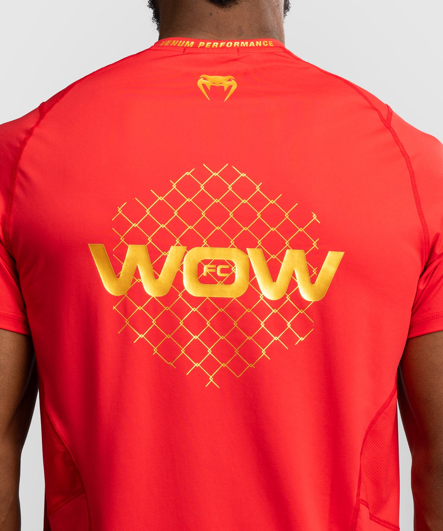 Venum x WOW FC Dry-Tech T-Shirt - Vurig Rood