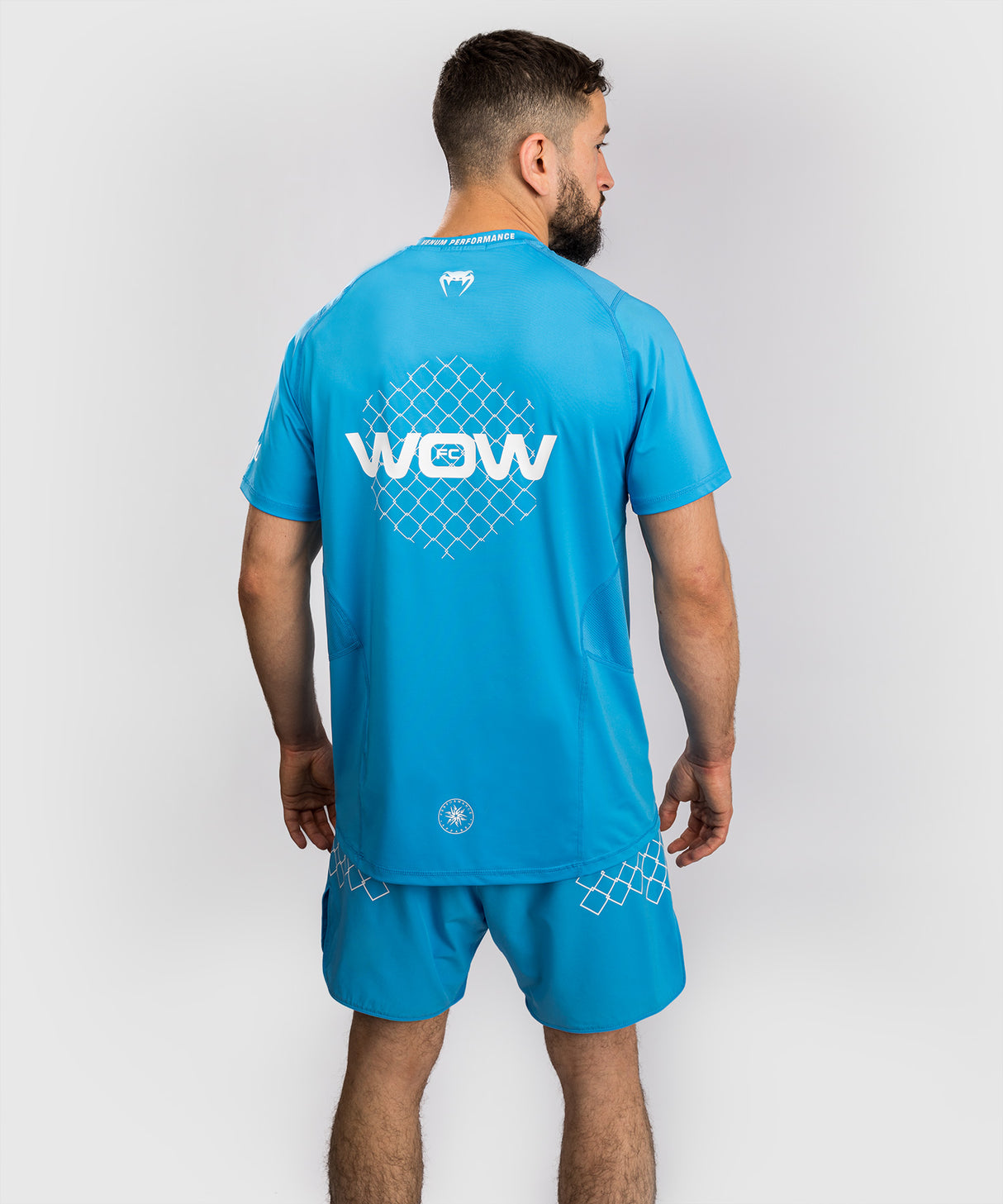 Venum x WOW FC Dry-Tech T-Shirt - Pacific Blauw